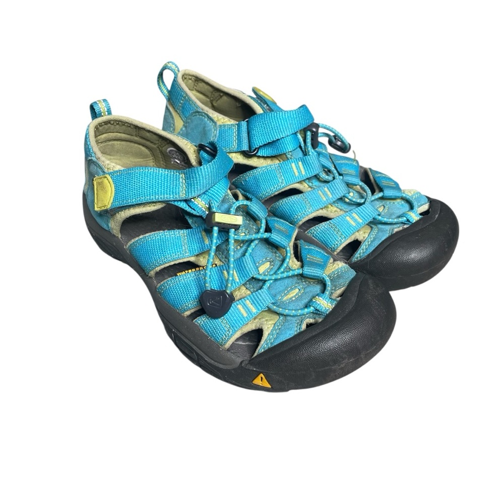 Keen Newport H2 kids blue & green sandals size 3